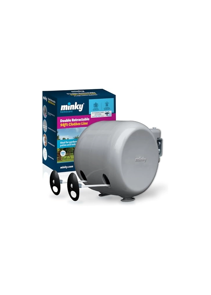 Minky Retractable Duo Reel Washing Line